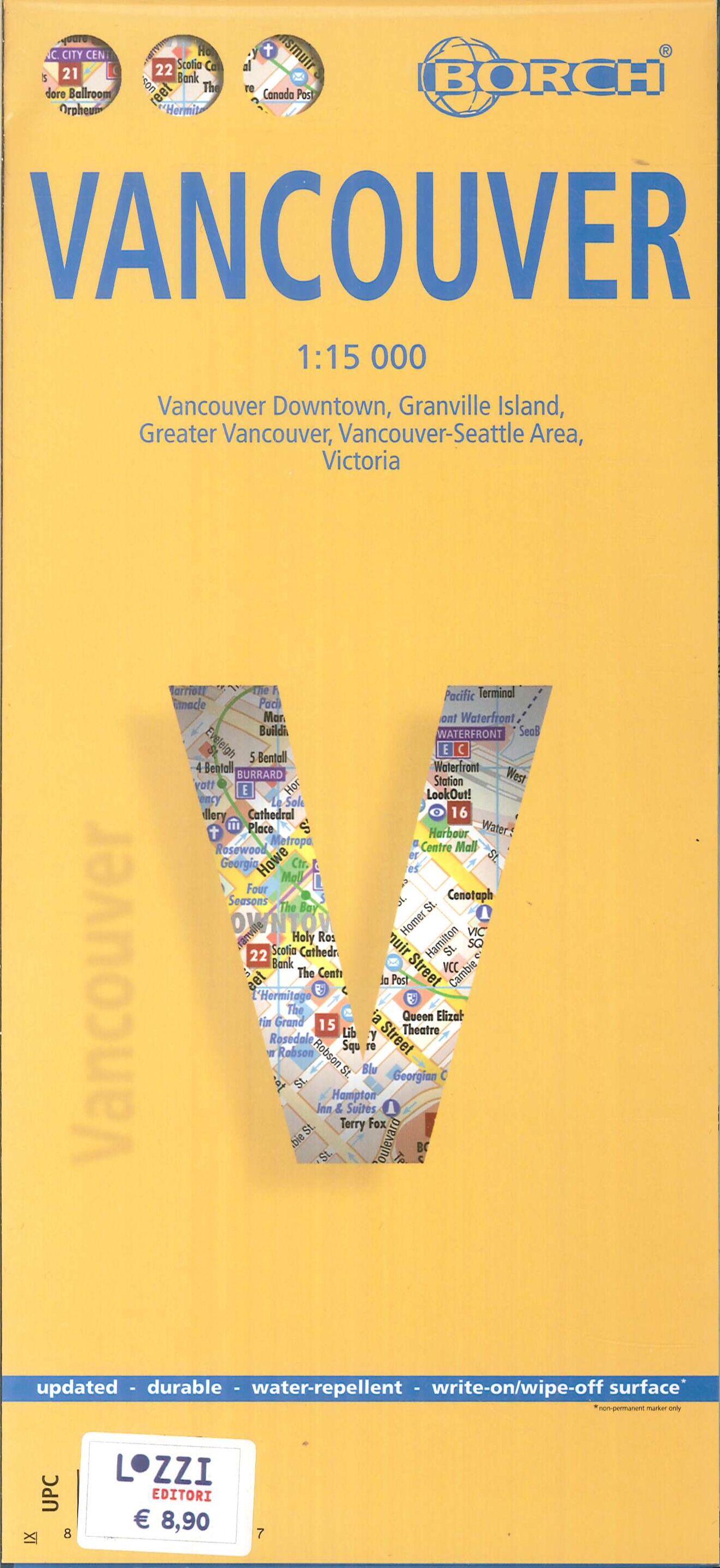 Mappa Borch Vancouver. 1: 15 000 Mappa Borch Vancouver. 1: 15 000