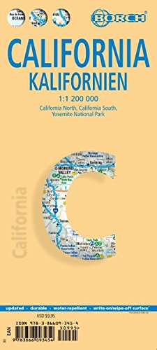 California. Map 1:1 200 000 California. Map 1:1 200 000