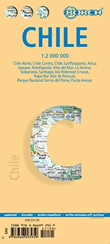 Chile. Map 1:2 000 000 Chile. Map 1:2 000 000