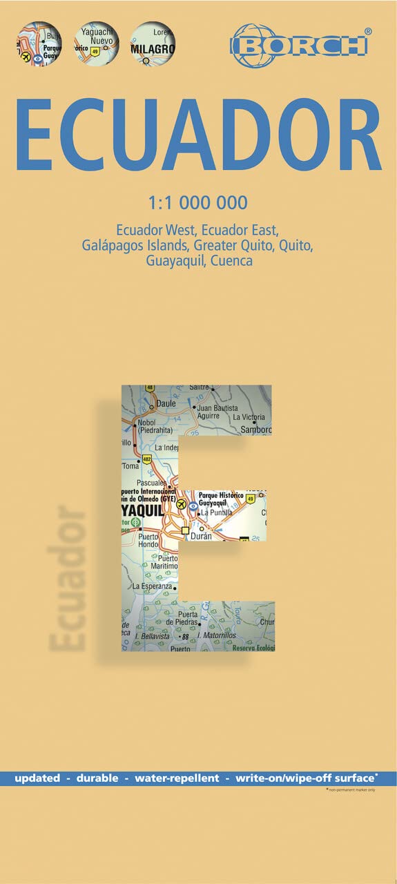Ecuador. Map. 1:1 000 000 Ecuador. Map. 1:1 000 000