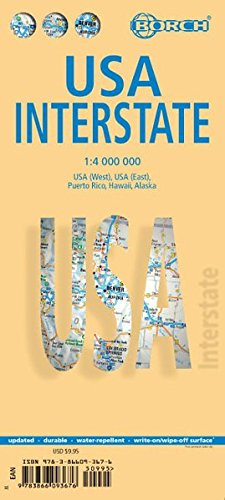 Usa Interstate. Map 1:4 000 000 Usa Interstate. Map 1:4 000 000