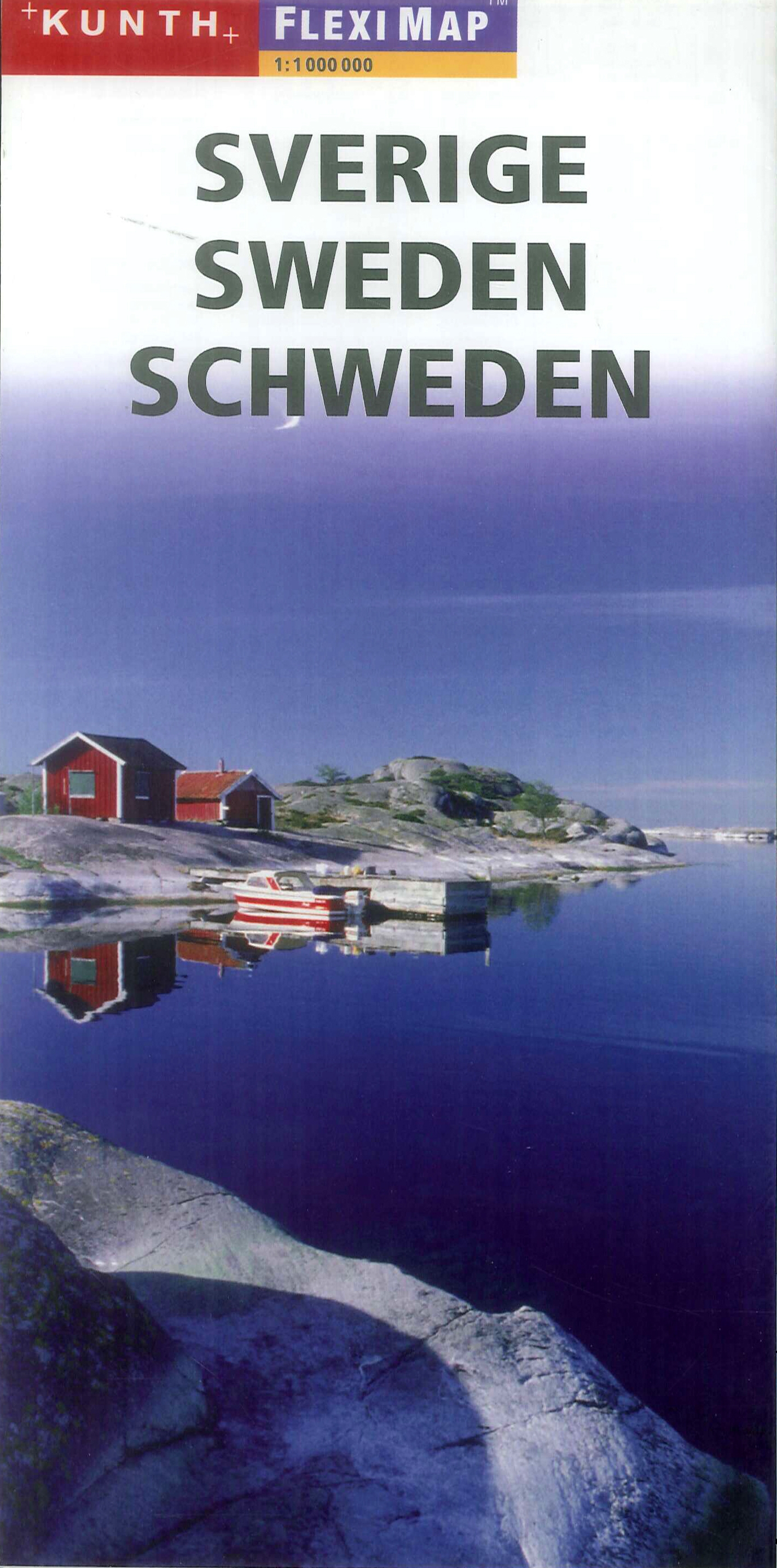 Sverige. Sweden. Schweden. Flexi map 1:1 000 000 Sverige. Sweden. Schweden. Flexi map 1:1 000 000