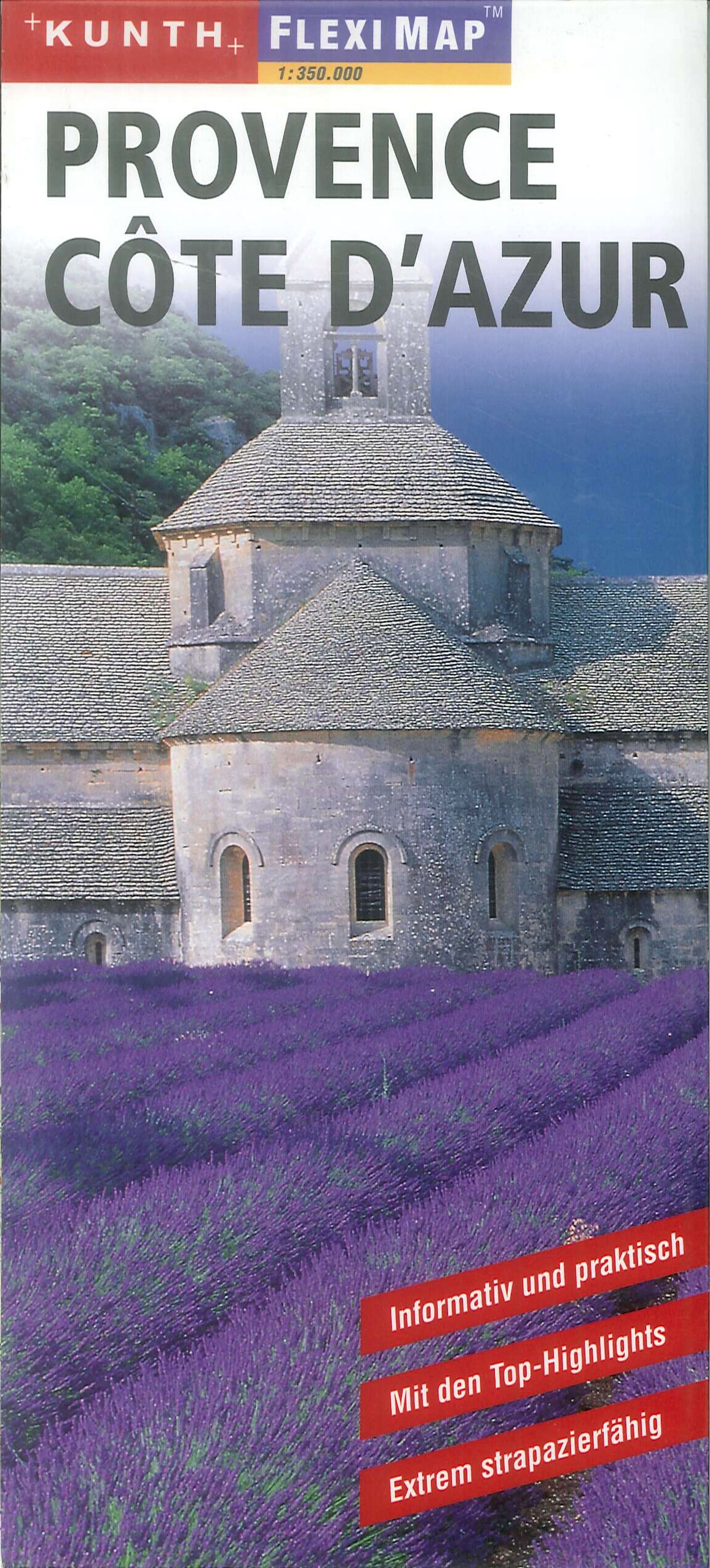 Provence. Cote d'azur. Flexi map. 1:350.000 Provence. Cote d'azur. Flexi map. 1:350.000