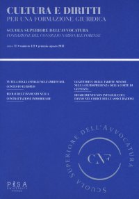 Cultura e diritti. Per una formazione giuridica (2018). Vol. 1-2