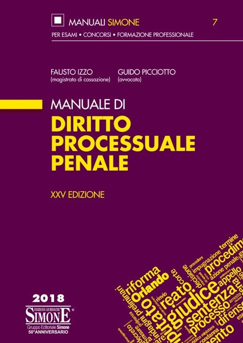 Manuale di diritto processuale penale Manuale di diritto processuale penale