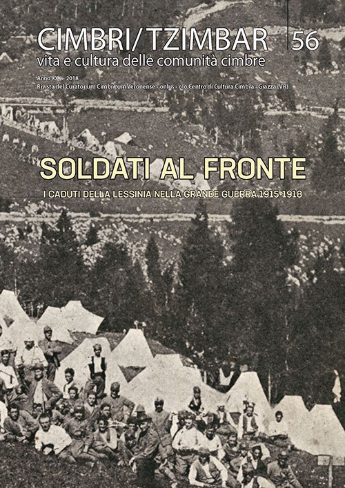 Soldati al Fronte 56. I caduti della lessina nella grande guerra 1915-1918 Soldati al Fronte 56. I caduti della lessina nella grande guerra 1915-1918