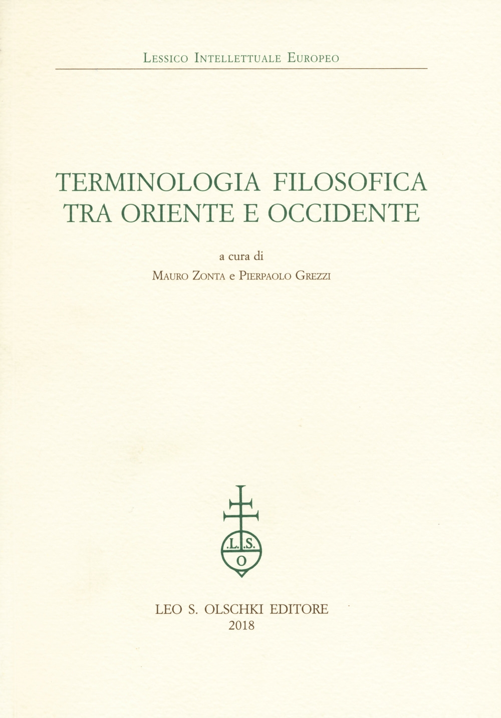 Terminologia Filosofica tra Oriente e Occidente Terminologia Filosofica tra Oriente e Occidente