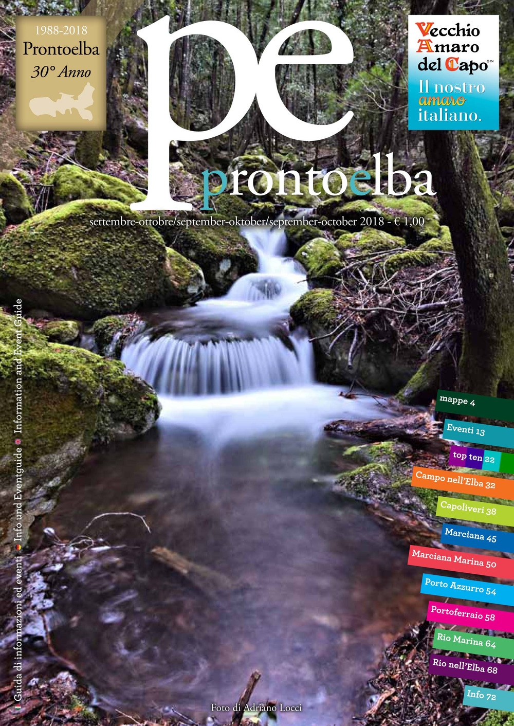 ProntoElba. Settembre-ottobre 2018. Vol. 8 ProntoElba. Settembre-ottobre 2018. Vol. 8