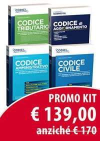 Kit codici Tar: Codice amministrativo-Codice tributario-Codice civile-Codice di aggiornamento