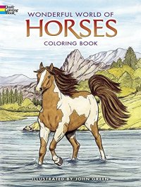Wonderful World of Horses Coloring Book.