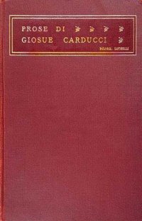 Prose di Giosue Carducci