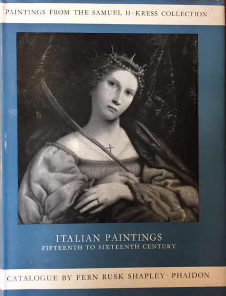 Paintings from the Samuel H.Kress Collection. Italian Schools XV-XVI Century