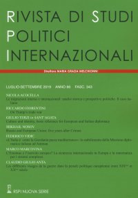 Rivista di studi politici internazionali (2019). Vol. 3