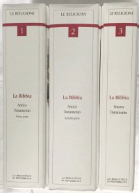La Bibbia. Antico e Nuovo Testamento. 3 Volumi