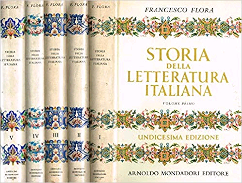 Storia della letteratura italiana. Vol. 1. dal medio evo alla fine del quattrocento. Vol. 2.il cinquecento parte I. Vol. 3. il cinquecento parte II, il seicento il settecento. Vol. 4. l'ottocento. Vol. 5. il novecento. Storia della letteratura italiana. Vol. 1. dal medio evo alla fine del quattrocento. Vol. 2.il cinquecento parte I. Vol. 3. il cinquecento parte II, il seicento il settecento. Vol. 4. l'ottocento. Vol. 5. il novecento.