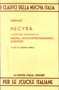 Hecyra e Antologia Pedagogica Da Andria Heautontimorumenos Adelphoe