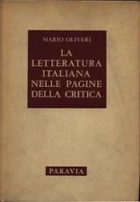 La Letteratura Italiana nelle Pagine della Critica
