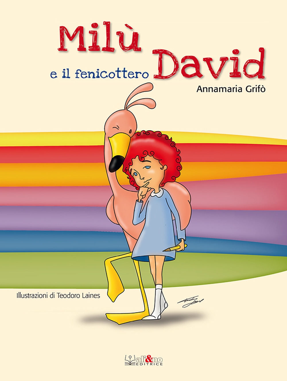 Milù e il Fenicottero David. Milù e il Fenicottero David.