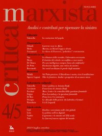 Critica marxista (2019). Vol. 4-5