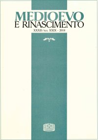 Medioevo e Rinascimento. Nuova serie (32) (2018). Vol. 29