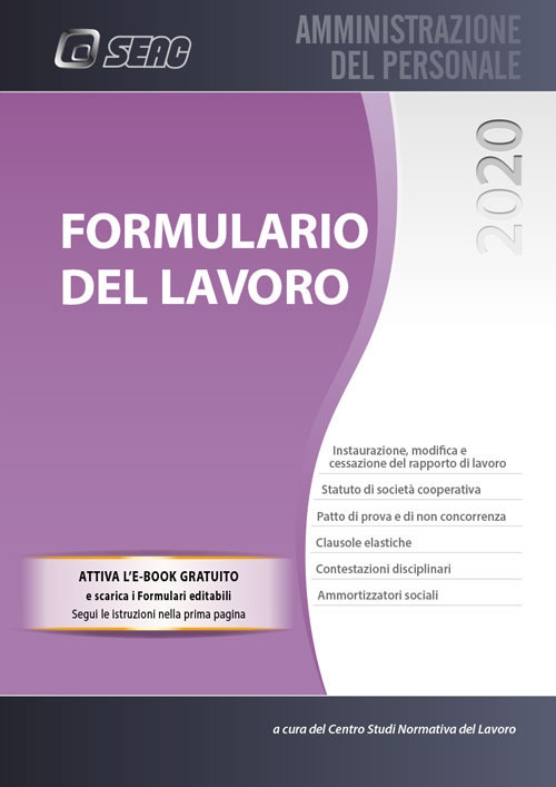 Formulario del lavoro Formulario del lavoro
