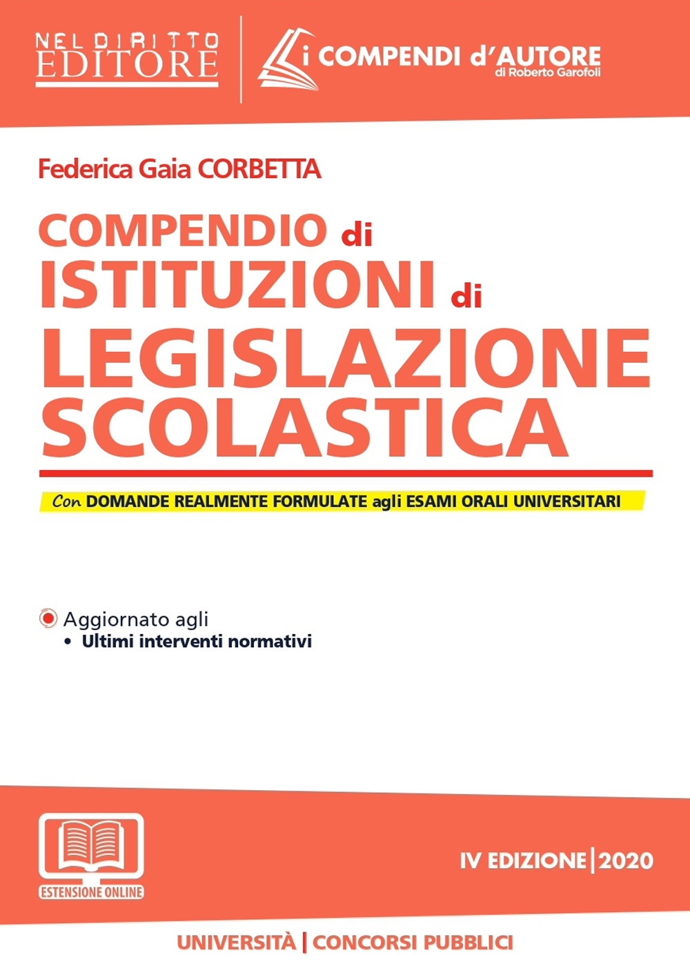 Compendio di istituzioni di legislazione scolastica Compendio di istituzioni di legislazione scolastica