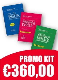 Kit Manuale Superiore Di Diritto Civile - Diritto Penale - Diritto Amministrativo