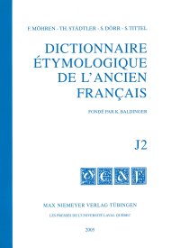 Deaf: Frankwalt Mohren Et Sabine Tittel J2 Dictionnaire Étymologique De l'Ancien Francais