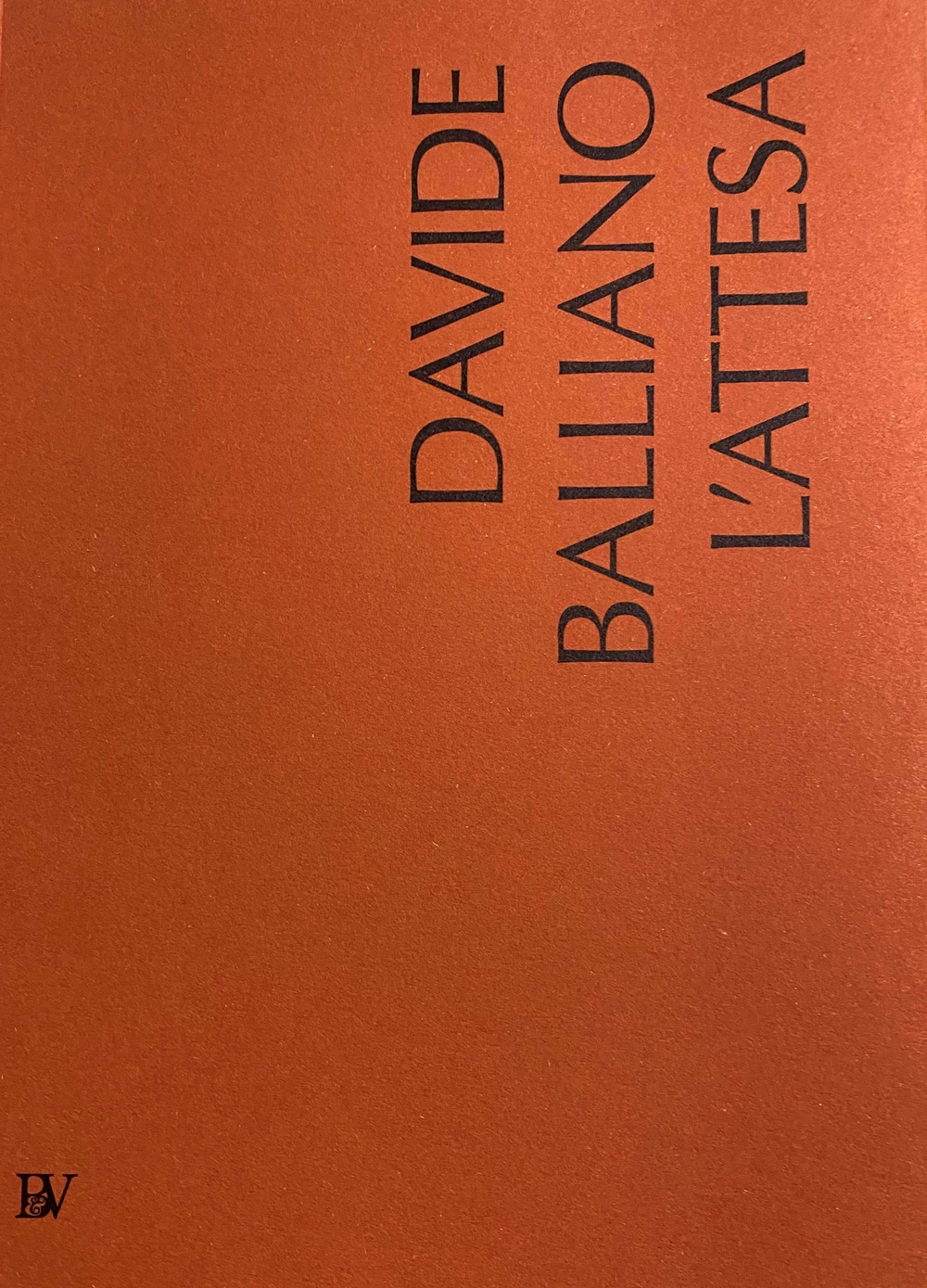 Davide Balliano. L'attesa