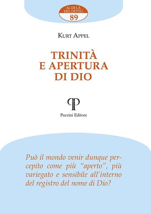 Trinità e apertura di Dio