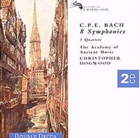 C.P.E. Bach 8 Symphonies. 3 Quartesi