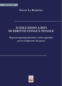 34 pareri a bivi di diritto civile e penale. Repertori giurisprudenziali e istituti giuridici per lo svolgimento dei pareri