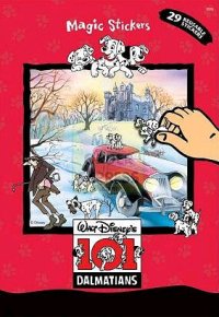 101 dalmatians Magic stickers. 38 reusable stickers