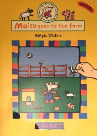 Maisy Goes To the Farm Magic Stickers. 24 Reusable Stickers