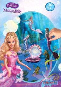 Barbie Fairytopia Mermaidia Stickers. 30 Reusable Stickers
