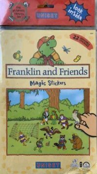 Franklin and Friends Magic Stickers. 22 Reusable Stickers
