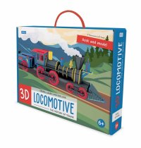 3D locomotive. The history of trains. Travel, learn and explore. Con modellino 3D