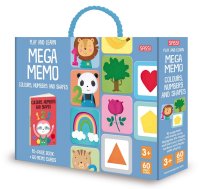 Colors, numbers, and shapes. Mega-memo. Con tessere memo