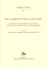 Nel labirinto della materia. Il dibattito filosofico e teologico dalla tarda antichità all'età moderna