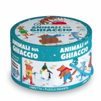 Animali sul ghiaccio. Con puzzle