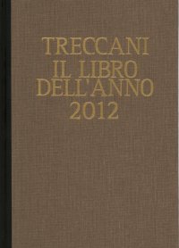 Treccani il libro dell'anno 2012