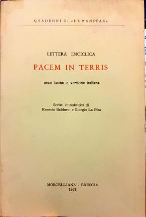 Pacem in Terris. Lettera Enciclica