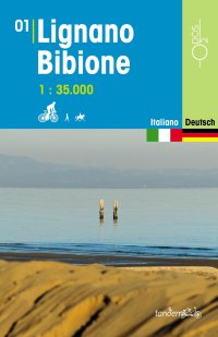 Lignano, Bibione 1:35.000. Con Carta geografica ripiegata