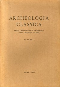 Archeologia Classica. 1952. Vol.4. fasc.1-2