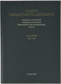 Corpus Inscriptionum Latinarum. Conventvs Tarraconensis. CIL II2/14. 1200-1890