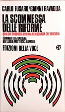 La Scommessa delle Riforme. Qualche Proposta per una Democrazia che Funzioni