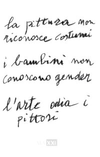 La pittura non riconosce costumi. I bambini non conoscono gender. L'arte odia i pittori