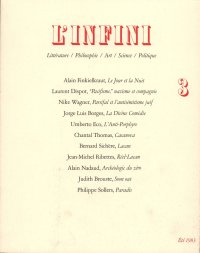 L'Infini 3. Littérature / Philosophie / Art / Science / Politique