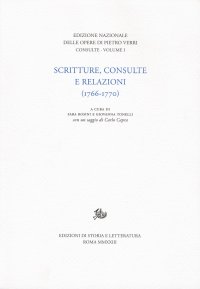 Scritture, consulte e relazioni (1766-1770)