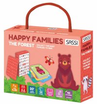 The forest. Happy families. Card games. Con 44 Carte. Con 40 Adesivi
